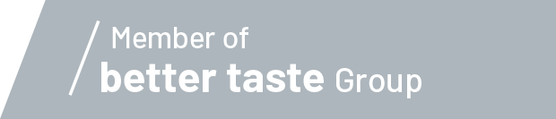 better taste group Logo grau